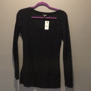 Express Long Sleeve Lace Top